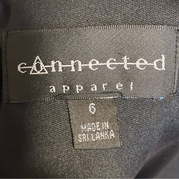 Fitted dress with leather detail front and back - Picture 3 of 3